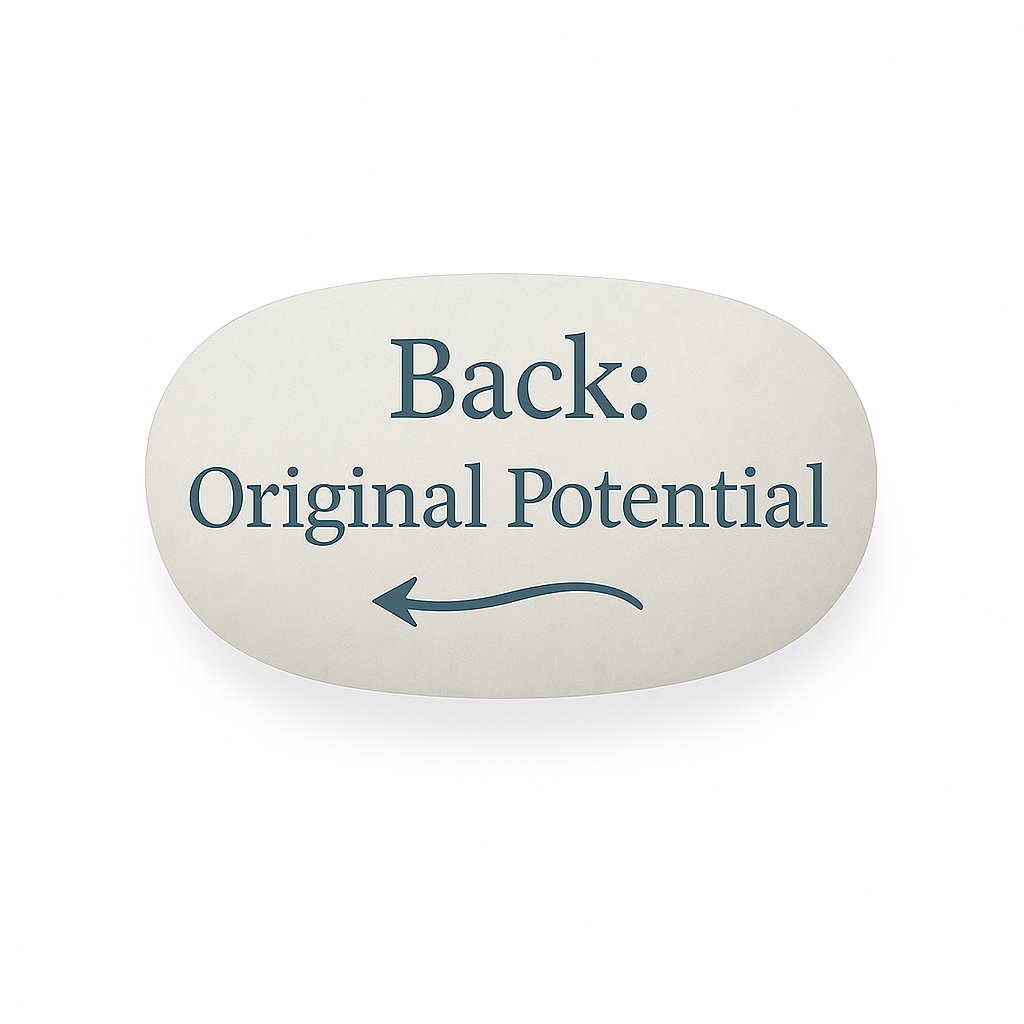 Navigation stone linking back to the Original Potential section of the Cow Path Model of Change.