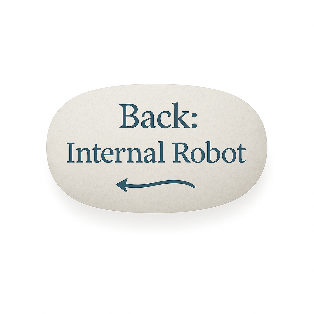 Navigation stone linking back to the Internal Robot section of the Cow Path Model of Change.